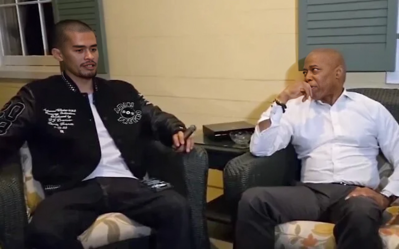 NYC Mayor Eric Adams Faces Backlash After Cigar Interview with Controversial Streamer Sneako